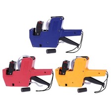 MX-5500 8 Digits Price Tag Labeler Labeller Stickers Label Paper 2 Ink Roll