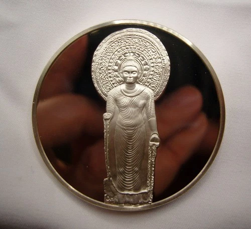 100 Greatest Masterpieces 66g Sterling Silver  J Pinches- Buddha From Mathura