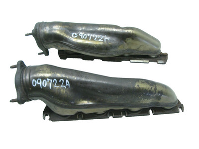08-12 AUDI 8T S5 4.2L EXHAUST MANIFOLD DRIVER PASSENGER SET OEM 090722A