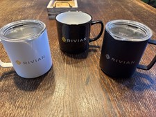Rivian Mugs. 3. White/Black Miir + Ceramic Mu...