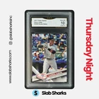 2017 TOPPS UPDATE #US99B AARON JUDGE RC ROOKIE GMA 10