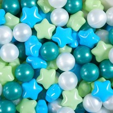 STARBOLO Star Ball Pit Balls for -100pcs Plastic Phthalate Free BPA Non-Toxic