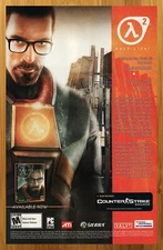 2004 Half-Life 2 PC Xbox Vintage Print Ad/Poster Official Video Game Promo Art