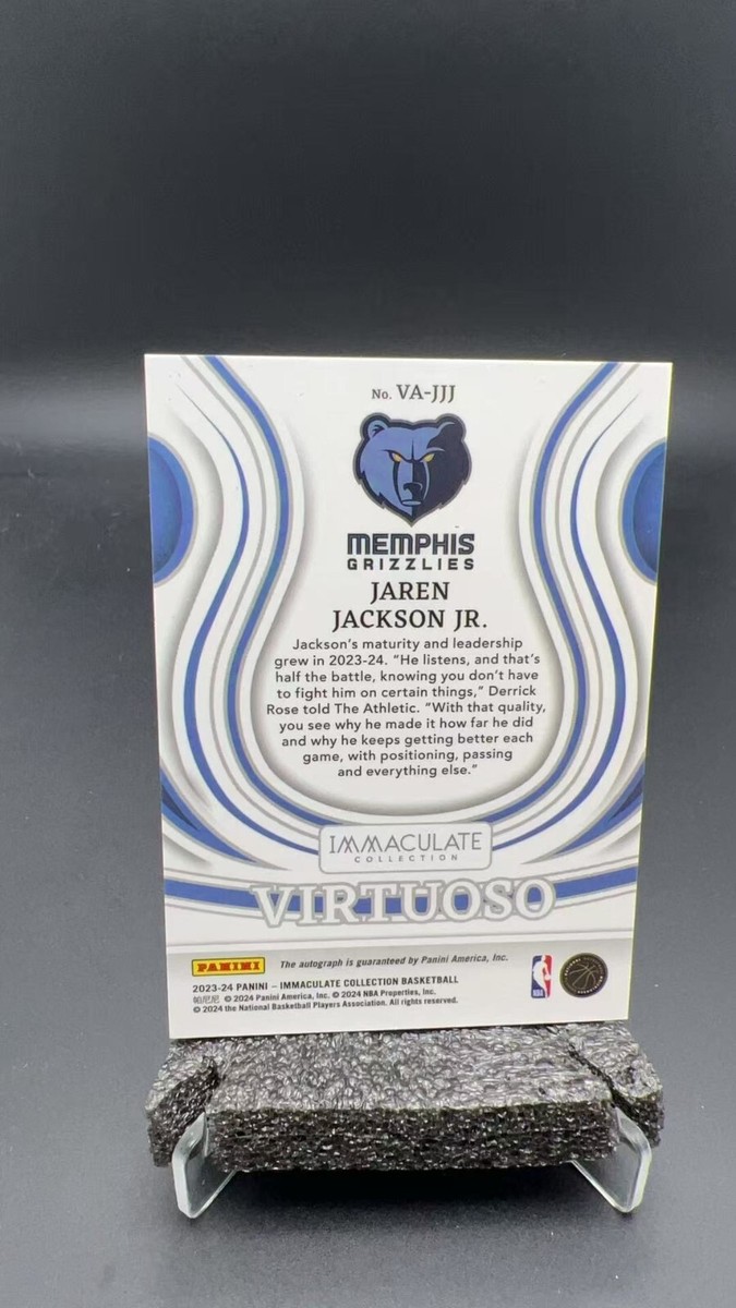 2023-24 Panini Immaculate Collection Virtuoso Autographs Jaren