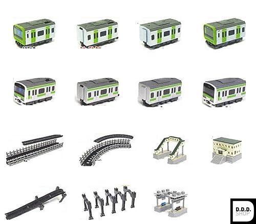 Mini Motor Zug Vol.4 Alt und Neu Yamanote Line Alle 15er Set Gashapon Spielzeug - Bild 1 von 2