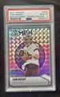 2021 Panini Mosaic Tom Brady Men of Mastery Purple Prizm 18/49 PSA 10 Gem Mint