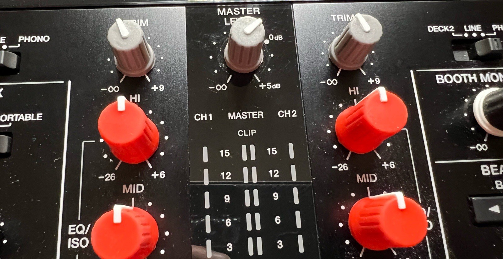 1 x DAA1204 TRIM GAIN KNOB REPLACMENT FOR PIONEER DJM 800 900 2000 NXS