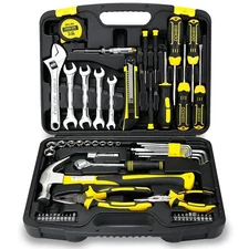 61-Piece Tool Set Kit Mechanic Tool Set Socket Wrench Set Auto Repair Household