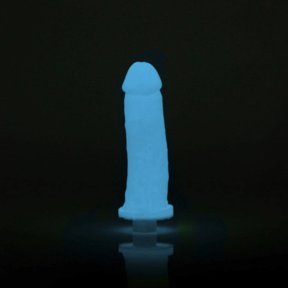 Clone-A-Willy Glow-in-the-Dark Blue Kit | Kit de moldeo de silicona | Consolador vibrador Foto 3 de 4