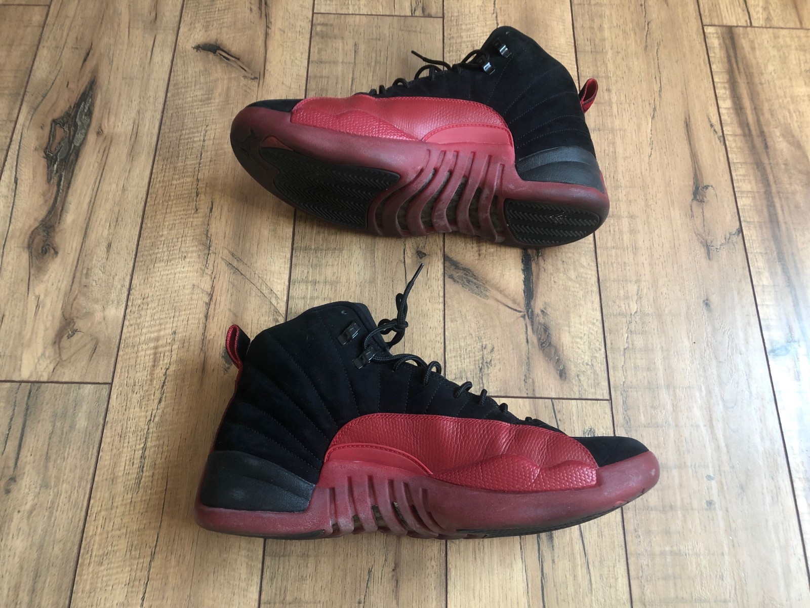 Nike Air Jordan 12 Retro Flu Flu Flu Game Size 12 Bred 2009 Black Varsity Red c587a2 Nike Air Jordan 12 Retro Flu Flu Flu Game Size 12 Bred 2009 Black Varsity Red c587a2