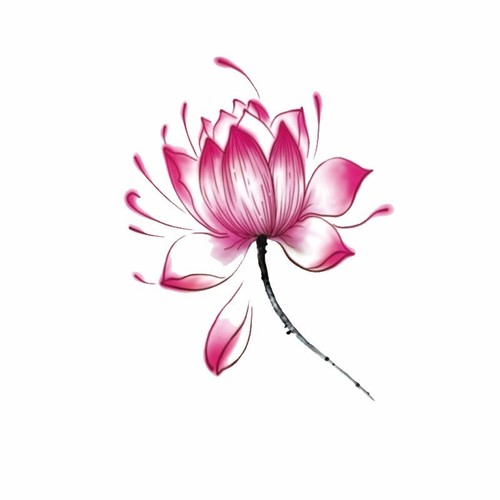 50Pcs Women Girl Sex Temporary Tattoos Rose Flower Butterfly Fake Body Stickers - Picture 2 of 4