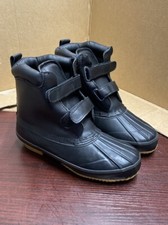 Habands Ice House Boots Insulated Leather  Rubber Men's 9EEE Black
