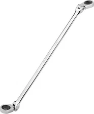 DURATECH 10 * 11 mm Extra Long Flex-Head Ratcheting Wrench, Metric, 10*11mm 