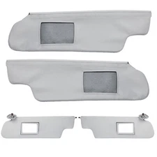 Sun Visor Replacement Cover Driver Passenger Fits Ford F-150 1997-1999 Gray