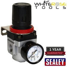 Sealey Air Regulator Workshop Air Supplies Pressure Gauge Compressor