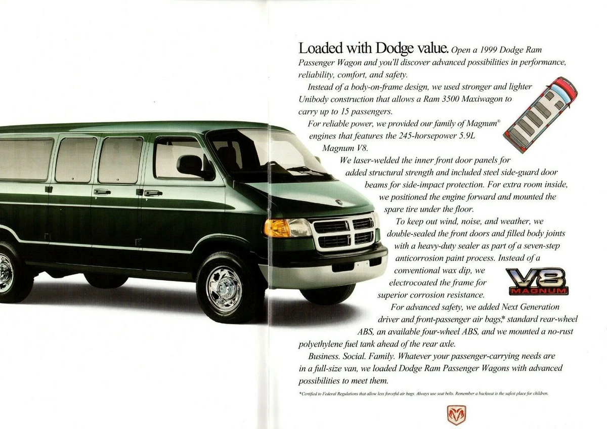 1999 dodge hot sale van