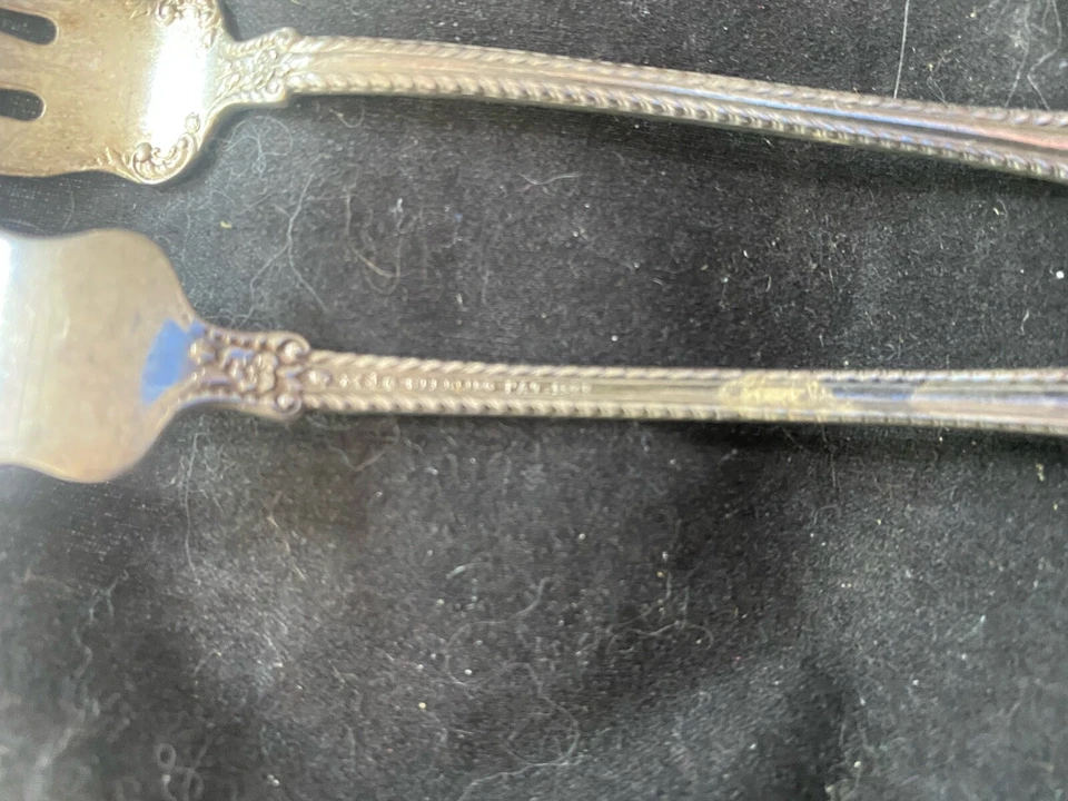 4 HORQUILLAS DE MARISCOS CAMBRIDGE BY GORHAM PLATA ESTERLINA PRECIO PARA 4 u 8 o 12 Foto 2 de 2