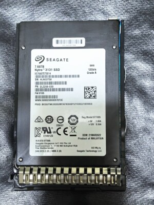 NEW Seagate 7.68TB SAS 2.5'' G9 G10 Server SSD Replace HPE P06590-B21 P08611-001