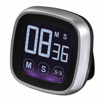 Xavax Küchentimer Timer Kurzzeitmesser Digital Küchenhelfer mit Touchscreen 