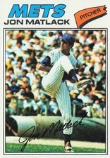 Jon Matlack 1977 TOPPS Baseball Card #440