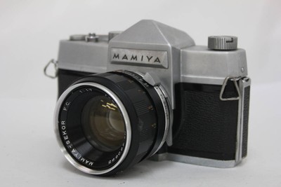 Mamiya Film Camera Mamiya-Sekor F.C. 58mm F1.7 Lens Set