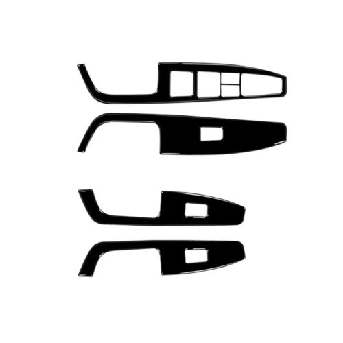 For Hyundai Elantra 2016-2018 New ABS Gloss Black Window control Stickers trim - Picture 6 of 14