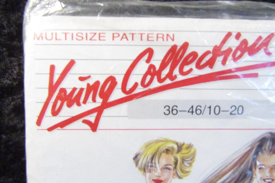 Young Collection Womens Top/Shirt Sewing Pattern S21578 Sz 10-20 Uncut 1990s - Image 2 of 4