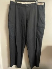 Men's Black Cintas Comfort Flex Cargo Pants Size 38x27 O