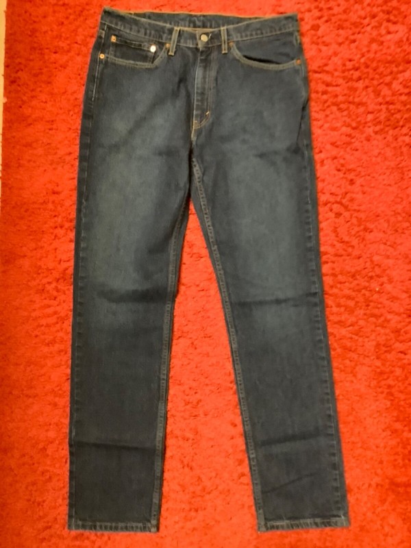 "LEVI'S" Men's 541 Dark Wash Blue Jeans-34"x34"-PRE-OWNED-Never Worn