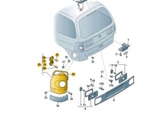 Original Set Schlussleuchten Rückleuchter Rücklicht links rechts VW Sharan