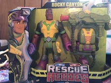 RESCUE HEROES ROCKY CANYON W/ SWINGING PICK AXE *NEW* 
