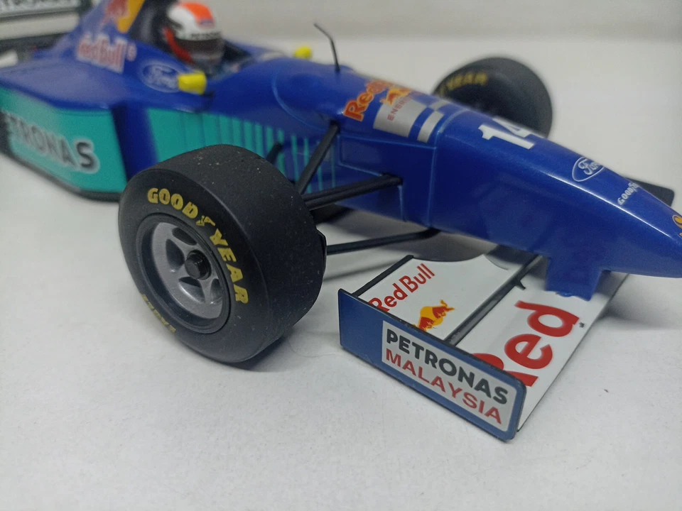 Sauber C14 Petronas Johnny Herbert 14 1996 Minichamps Diecast Sc 1/18-Y1-H15 - Immagine 3 di 4