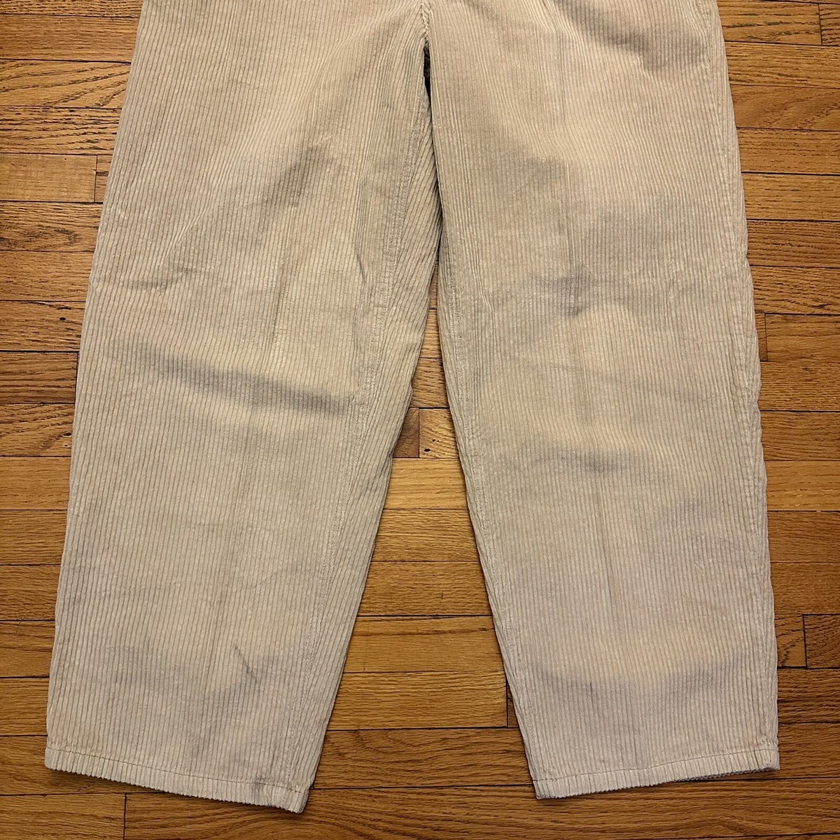 Vintage Anchor Blue Tan Baggy Corduroy Pants Size 38x30 Skater | eBay