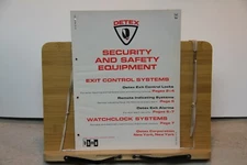 DETEX Corp NY Security Equipment Exit Controls Brochure 8pg circ 1967 bars 