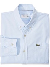 Lacoste Mens Long Sleeve Button Down W Pocket Oxford Regular Fit. Mens 38/S. NWT
