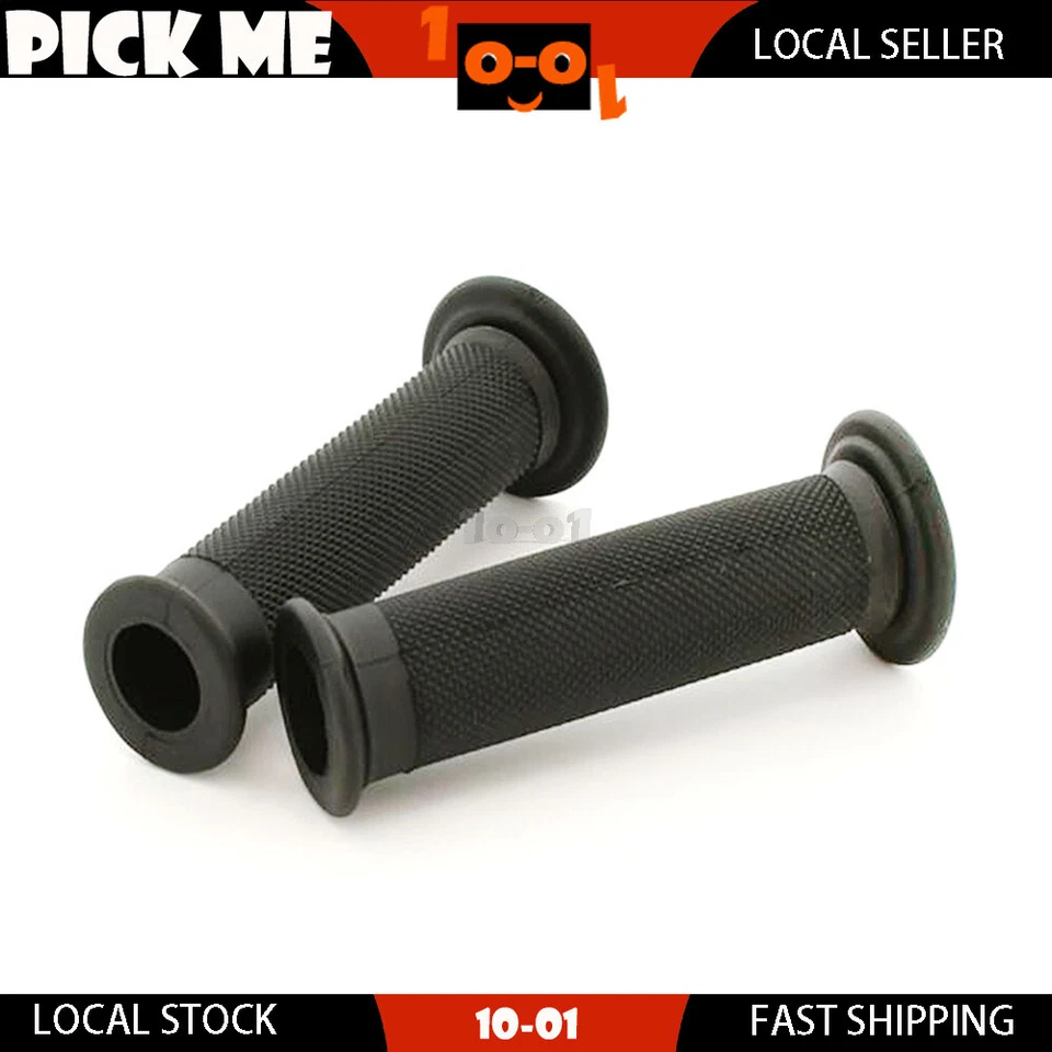 Pair 7/8'' 22mm Handlebar Grips Open End For Ducati 851 Sport 1990 1991 1992 - Image 3 of 4