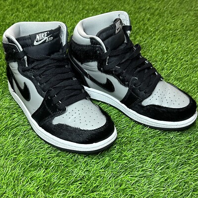 Size 6 Nike Women's Air Jordan 1 High OG 'Twist 2.0' Black Grey