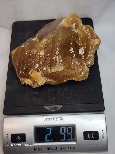 Deep Honey Calcite Chunk - Picture 5 of 7