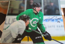 CONNER ROULETTE SIGNED 8x10 MATTE PHOTO TEAM CANADA DALLAS STARS (C)