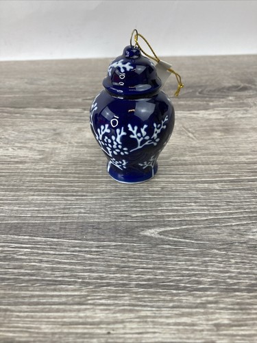 Set/5 3" Creative Co-Op Glass Chinoiseries Ginger Jar Orn Retro Christmas Decor - Picture 9 of 13