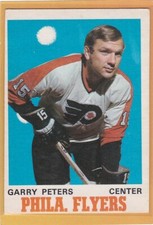 1970-71 O PEE CHEE HOCKEY GARRY PETERS #196 FLYERS EX *75550