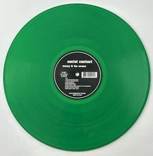 Social Contact Money & The Scuma 1999 Green Vinyl 12" Hip Hop Record NM