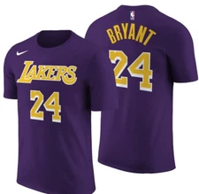 Men's Bryant #24 Los Angelesi Lakersi T-Shirt 2 Sides