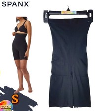 NWOT SPANX Women's S High-Waisted Mid-Thigh Shaping Shorts 10398R Black