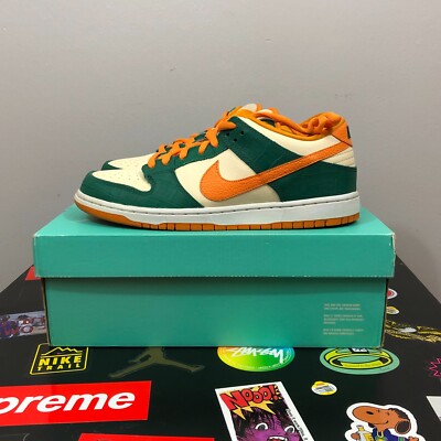 Nike Dunk Low Pro SB リージョンパイン Nike SB Dunk Low Pro Legion Pine Kumquat Size 10 VNDS OG ALL Extra