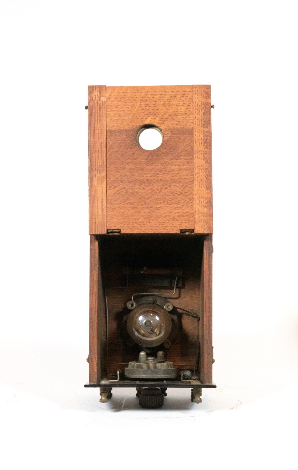 1922 Marconi Model C Radio w/Good Tipped Tubes & Rare Orig. Marconi Battery Box