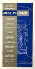 1995 Dupont Kalorama Museum Walk Washington DC Self Guided Tour Vintage Brochure