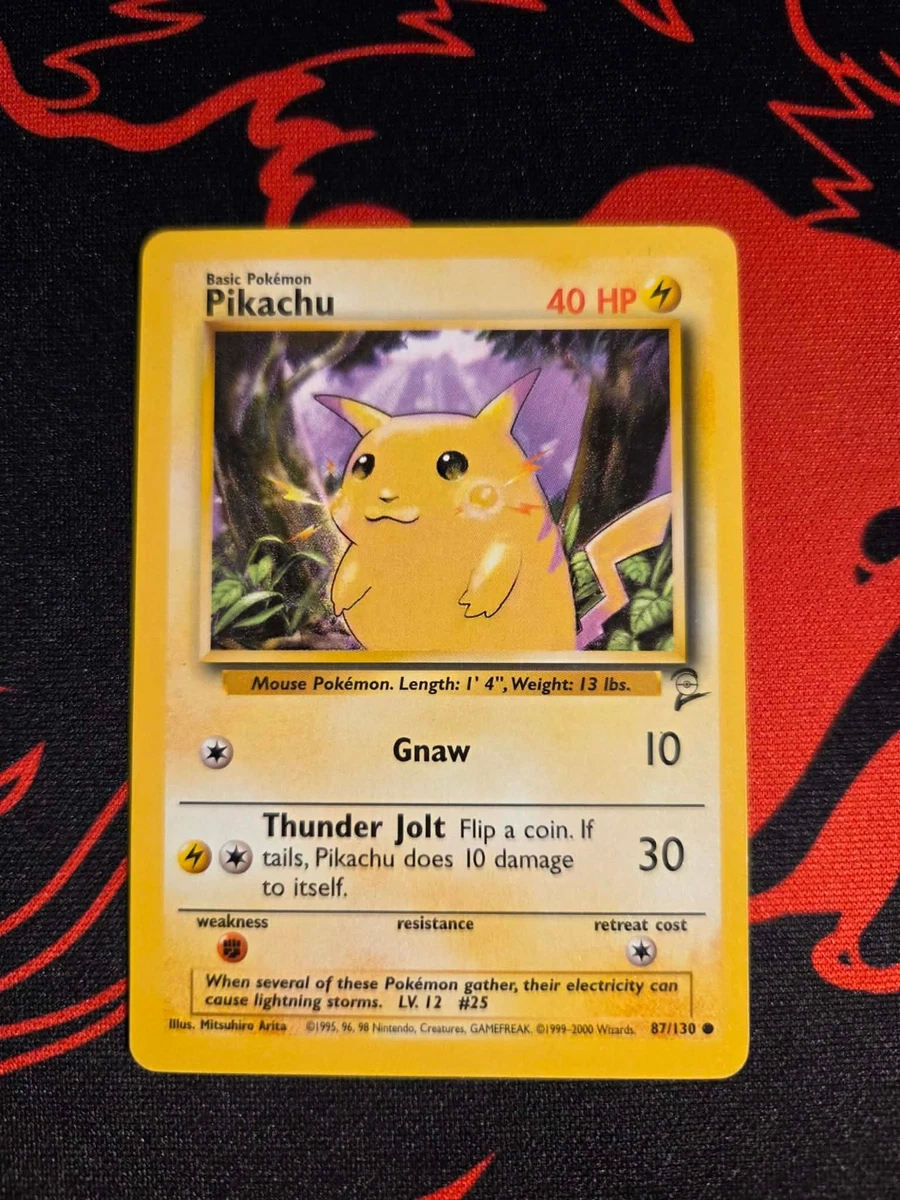 Pikachu yellowcheekピカチュウ 英語版 base set 2 Pikachu yellowcheekピカチュウ 英語版 base set 2 Pikachu