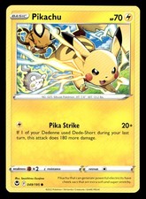 Pikachu 049/195 Swsh12: Spada e Scudo - Carta TCG Pokémon Regolare Tempesta Argento