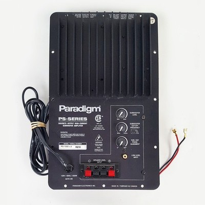 Paradigm PS Series PS1000 v4 Subwoofer Amplifier – PLATE ONLY